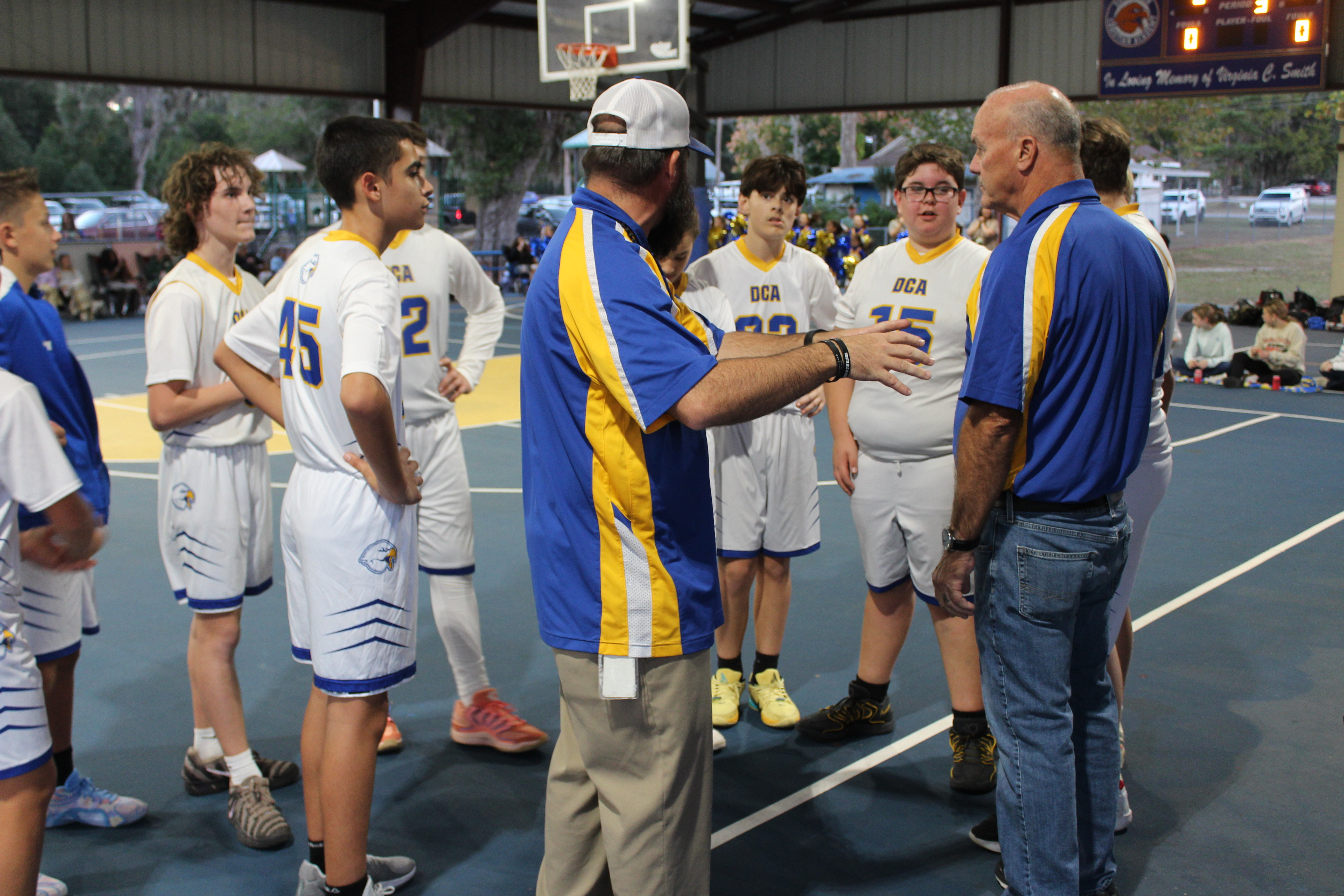 Students Playing Basketball